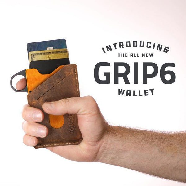 Grip6 RFID Wallet (With Loop, Black Leather) - Neat Street Philippines