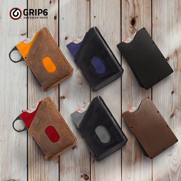 Grip6 RFID Wallet (With Loop, Black Leather) - Neat Street Philippines