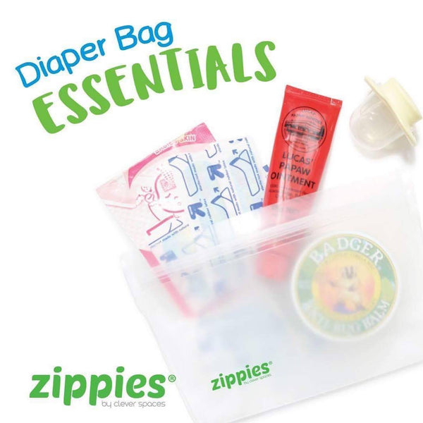 Zippies Medium Lay Flat Reusable Bags (Pack of 3) - White - Neat Street Philippines