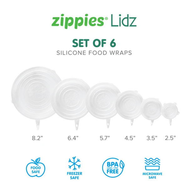 Zippies Lidz Silicone Pack of 6 - Neat Street Philippines