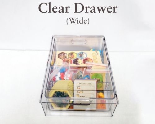 Clear Stax Drawers - Clear Transparent Stackable Multipurpose Drawers